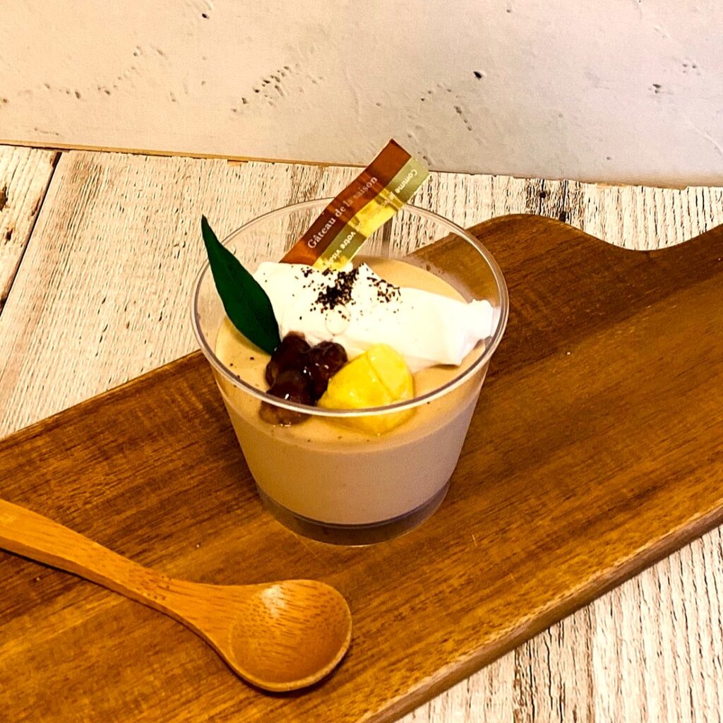 ほうじ茶ラテプリン